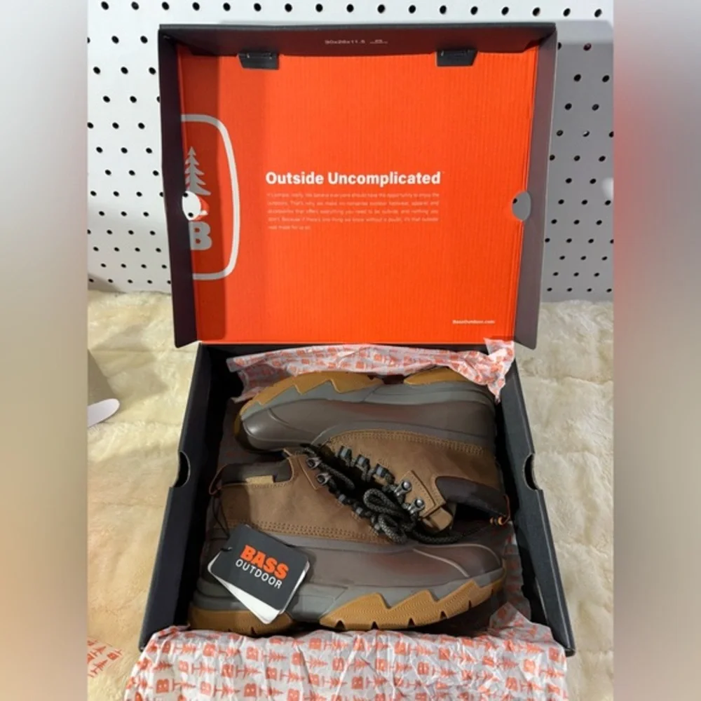 Bass Outdoor Field Duck Boots Brown Men’s‎ 7 NEW With Box